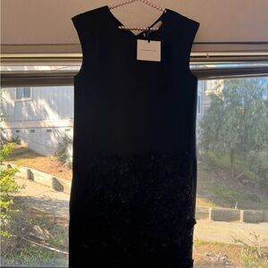 Chic Black Sleeveless Midi Dress